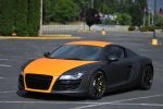AudiR8-black and orange matte wrap.jpg